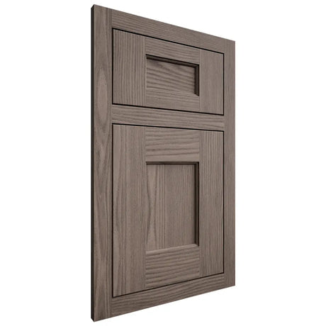Shiloh Cabinetry Flush Inset Heritage White Oak Plain Cut Clay Door