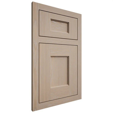 Shiloh Cabinetry Flush Inset Heritage White Oak Plain Cut Straw Door