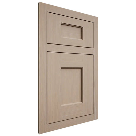 Shiloh Cabinetry Flush Inset Heritage White Oak Quarter Sawn Straw Door