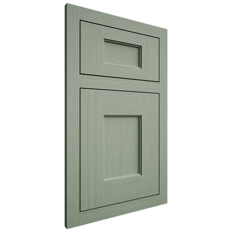 Shiloh Cabinetry Flush Inset Heritage White Oak Rift Cut Moss Door