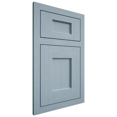 Shiloh Cabinetry Flush Inset Heritage White Oak Rift Cut Sky Door