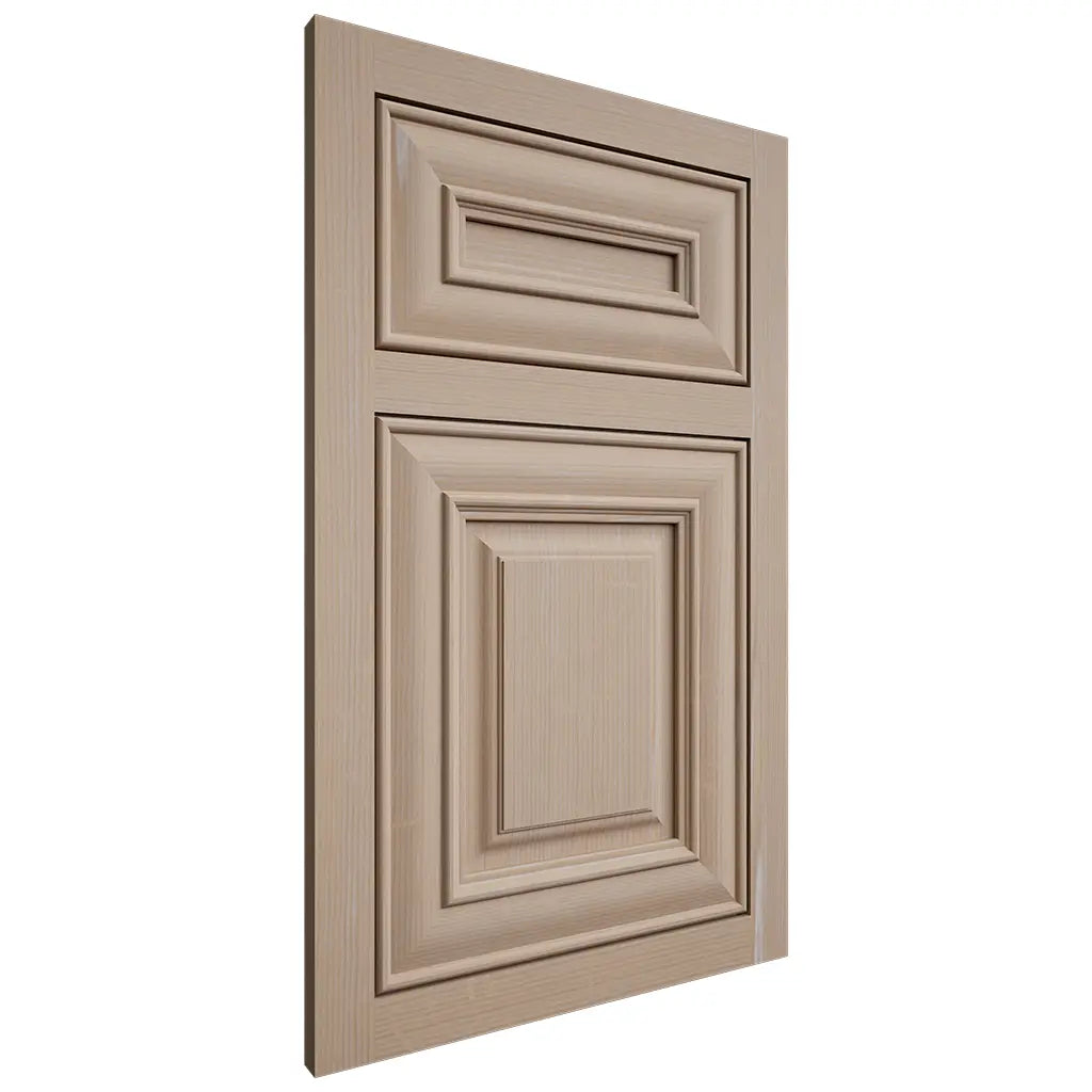Shiloh Cabinetry Flush Inset Kendall White Oak Quarter Sawn Straw Door
