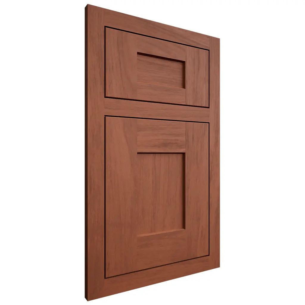 Shiloh Cabinetry Flush Inset Lancaster Alder Plain Cut Sierra Door