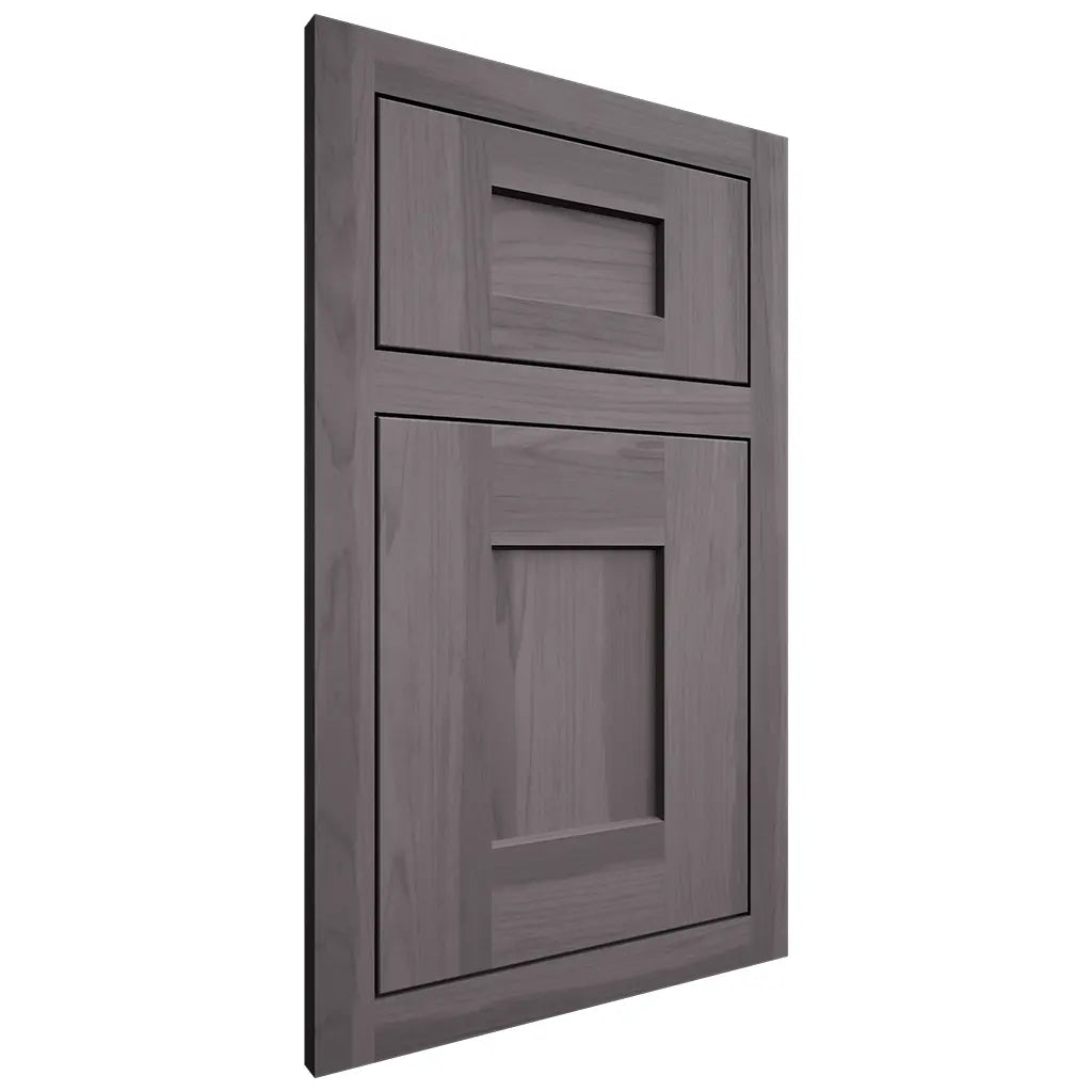 Shiloh Cabinetry Flush Inset Lancaster Hickory Plain Cut Cadet Door