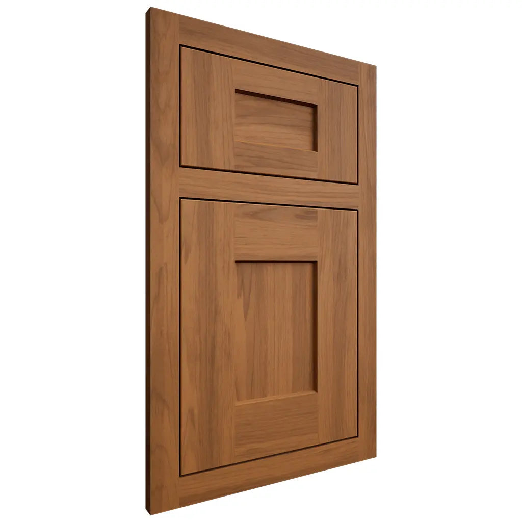 Shiloh Cabinetry Flush Inset Lancaster Hickory Plain Cut Chestnut Door