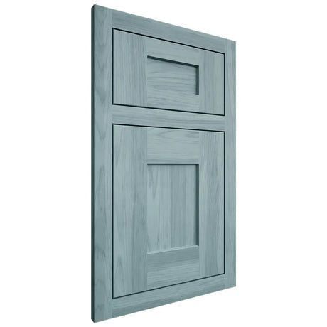 Shiloh Cabinetry Flush Inset Lancaster Hickory Plain Cut Sky Door