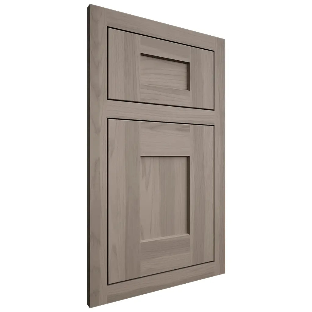 Shiloh Cabinetry Flush Inset Lancaster Hickory Plain Cut Sterling Door