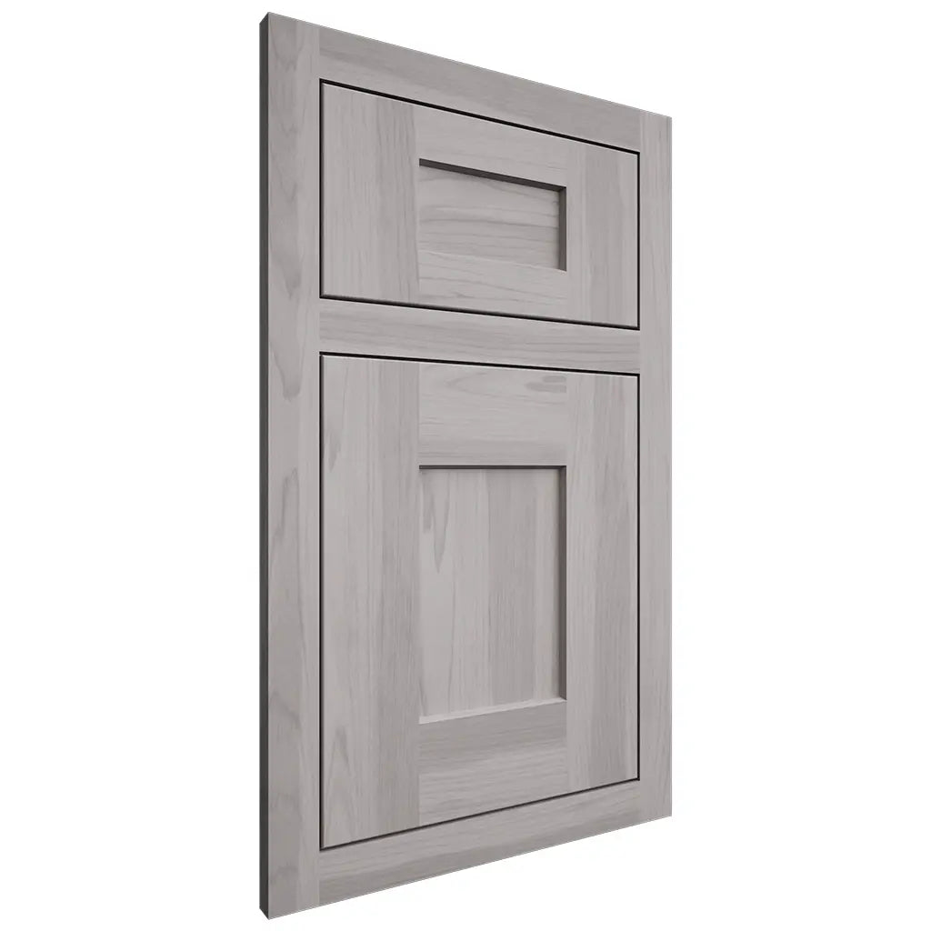 Shiloh Cabinetry Flush Inset Lancaster Hickory Plain Cut Stratus Door