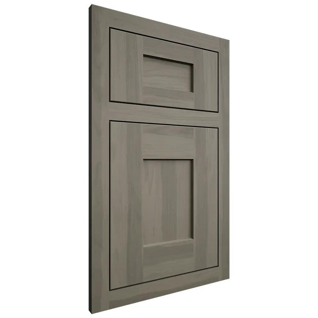 Shiloh Cabinetry Flush Inset Lancaster Hickory Plain Cut Thyme Door