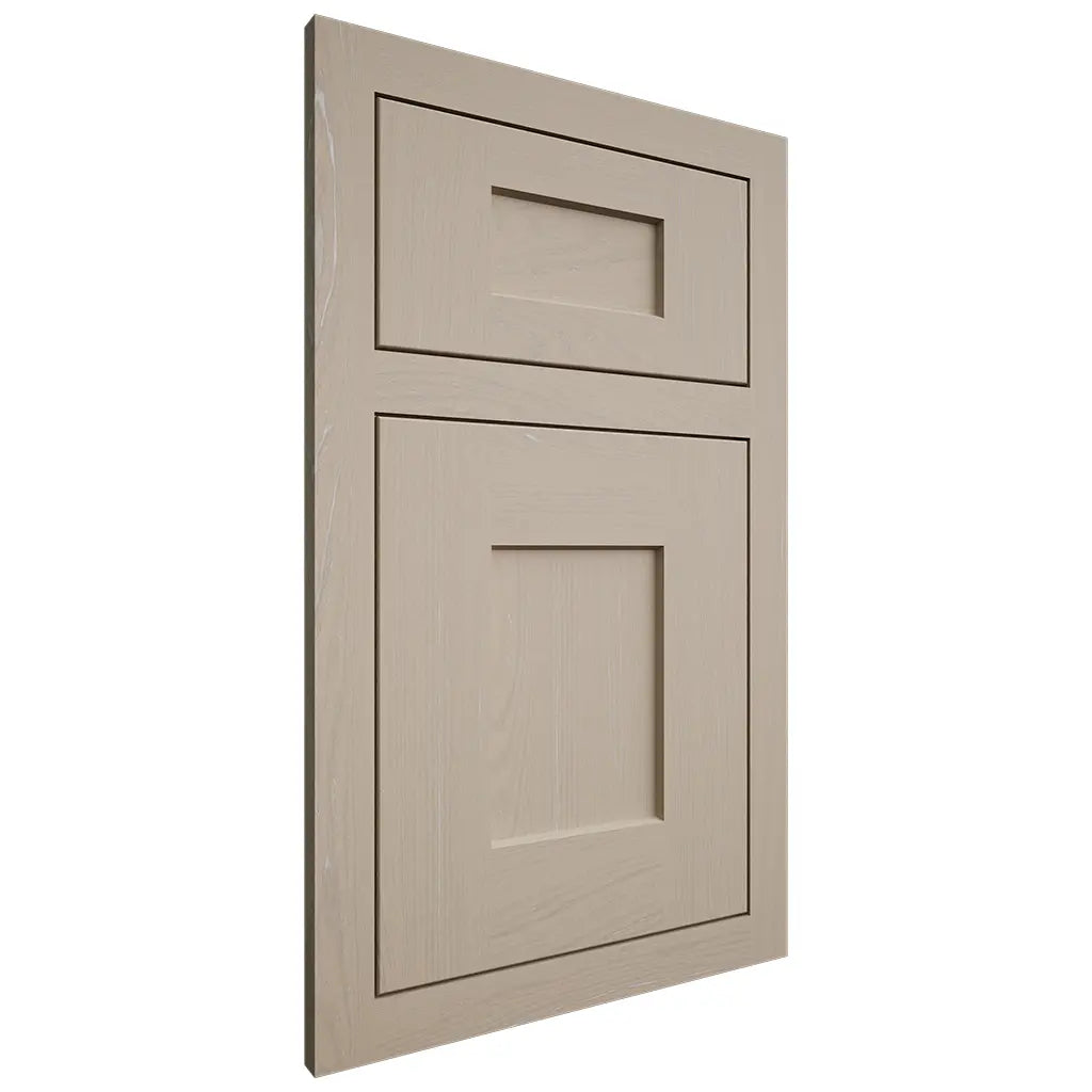 Shiloh Cabinetry Flush Inset Lancaster Maple Plain Cut Pebble Door
