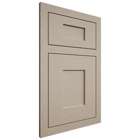 Shiloh Cabinetry Flush Inset Lancaster Maple Plain Cut Pebble Door