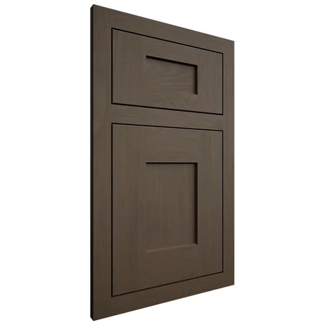 Shiloh Cabinetry Flush Inset Lancaster Maple Plain Cut Perfect Brown Door
