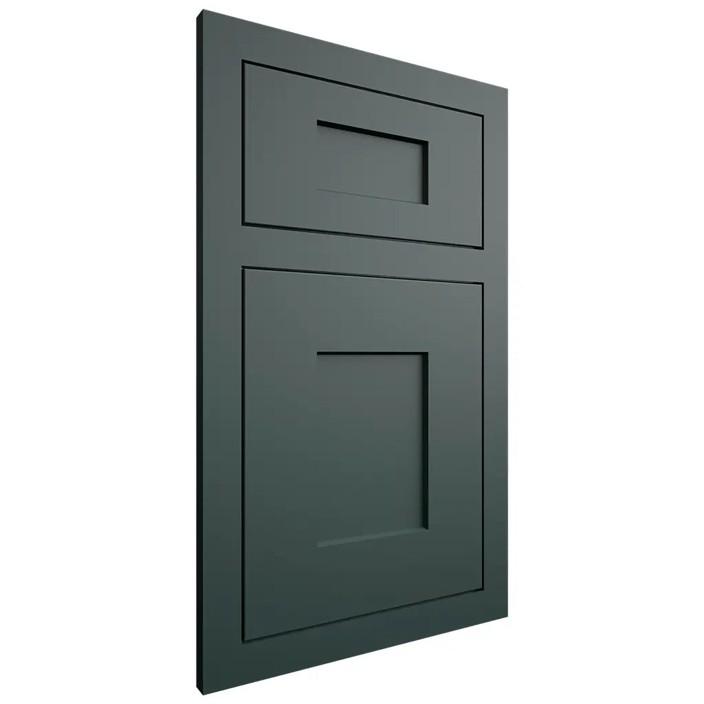 Shiloh Cabinetry Flush Inset Lancaster Paintable Billiard Green Door