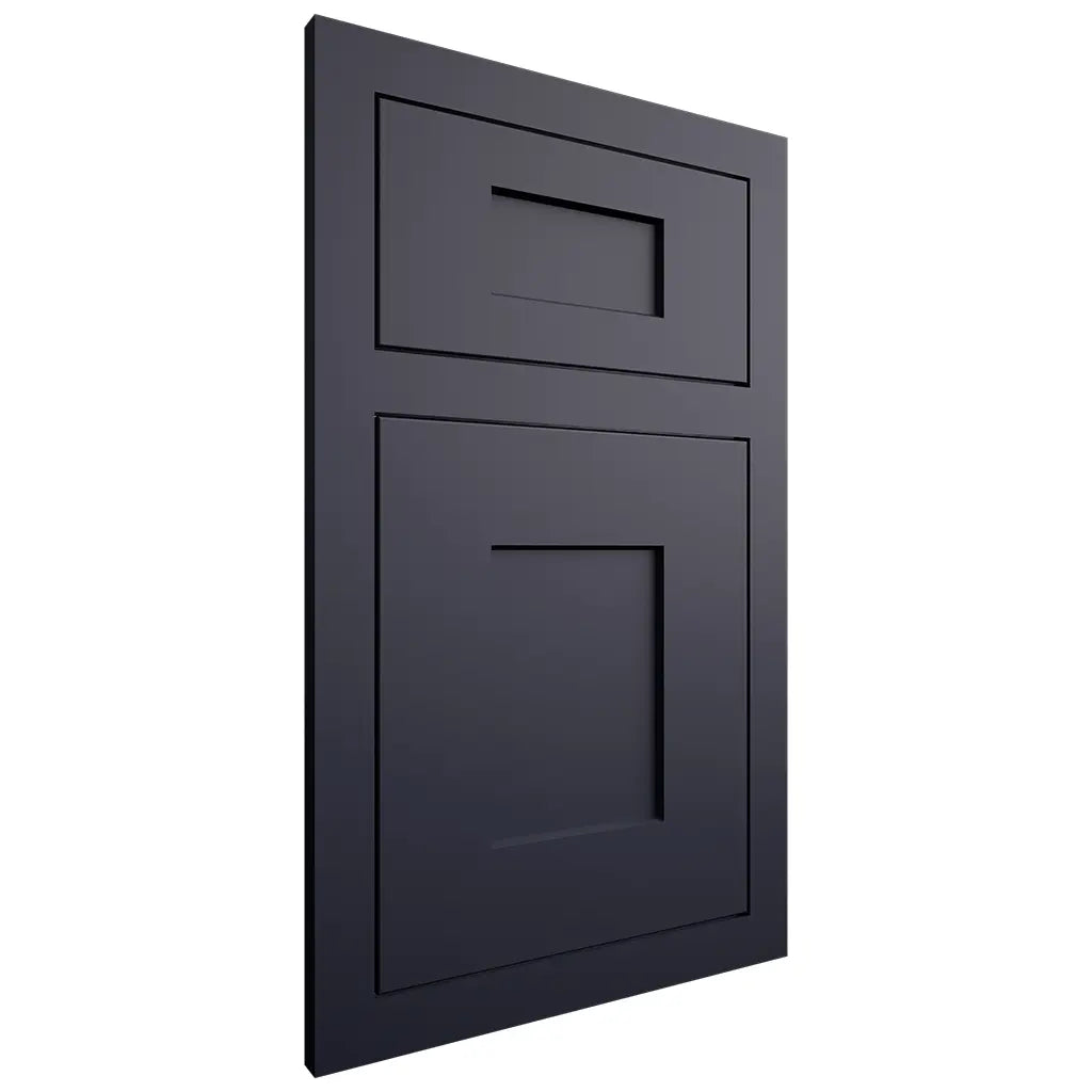 Shiloh Cabinetry Flush Inset Lancaster Paintable Hale Navy Door