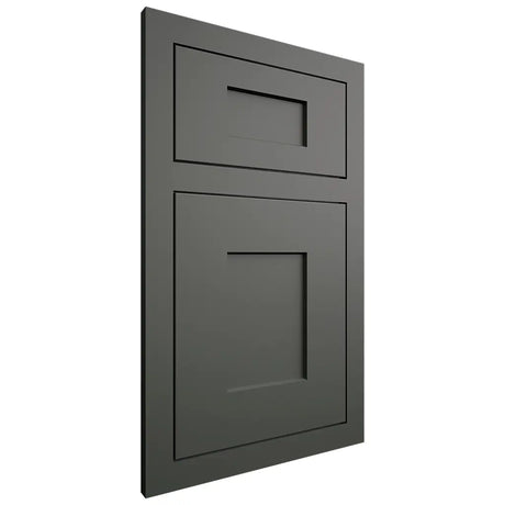 Shiloh Cabinetry Flush Inset Lancaster Paintable Pewter Green Door