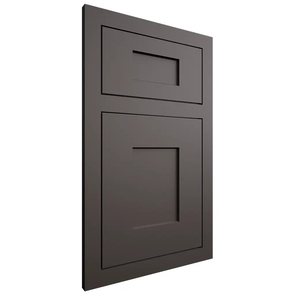 Shiloh Cabinetry Flush Inset Lancaster Paintable Urbane Bronze Door