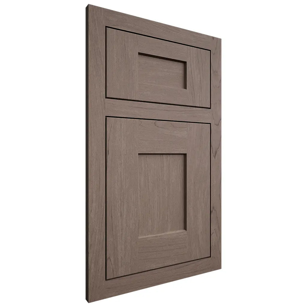Shiloh Cabinetry Flush Inset Lancaster Poplar Plain Cut River Rock Door