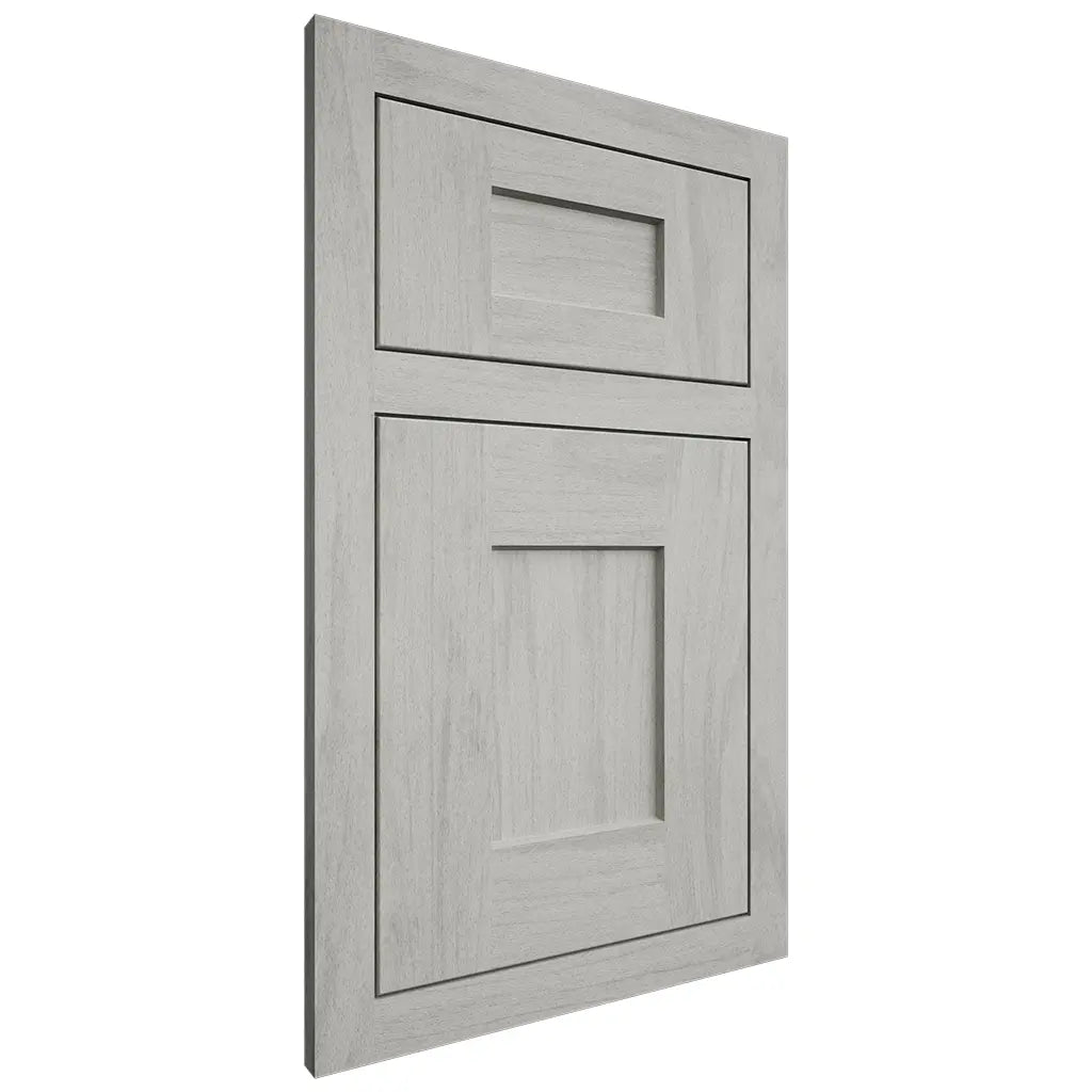 Shiloh Cabinetry Flush Inset Lancaster Poplar Plain Cut Stratus Door