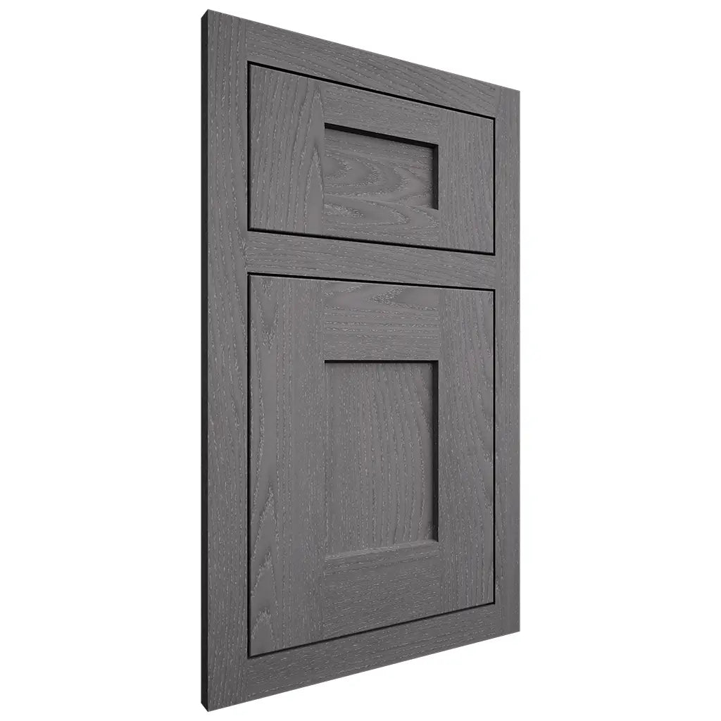 Shiloh Cabinetry Flush Inset Lancaster Red Oak Plain Cut Cadet Door