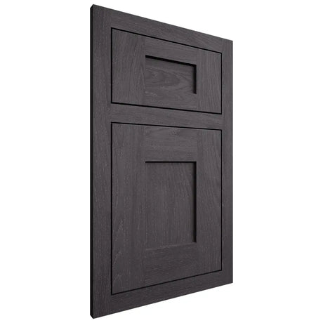 Shiloh Cabinetry Flush Inset Lancaster Red Oak Plain Cut Harbor Door