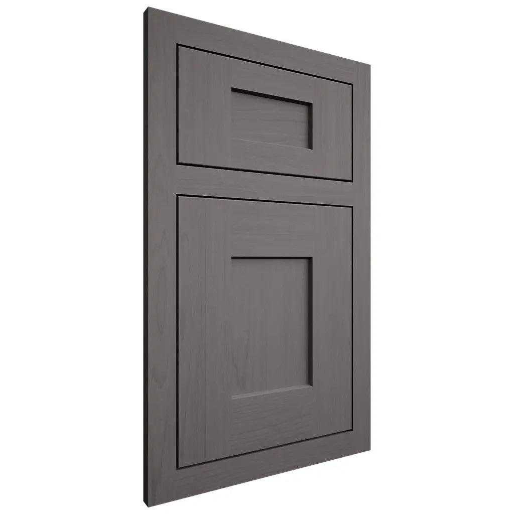 Shiloh Cabinetry Flush Inset Lancaster Walnut Plain Cut Cadet Door