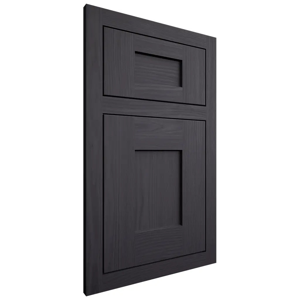 Shiloh Cabinetry Flush Inset Lancaster White Oak Plain Cut Harbor Door
