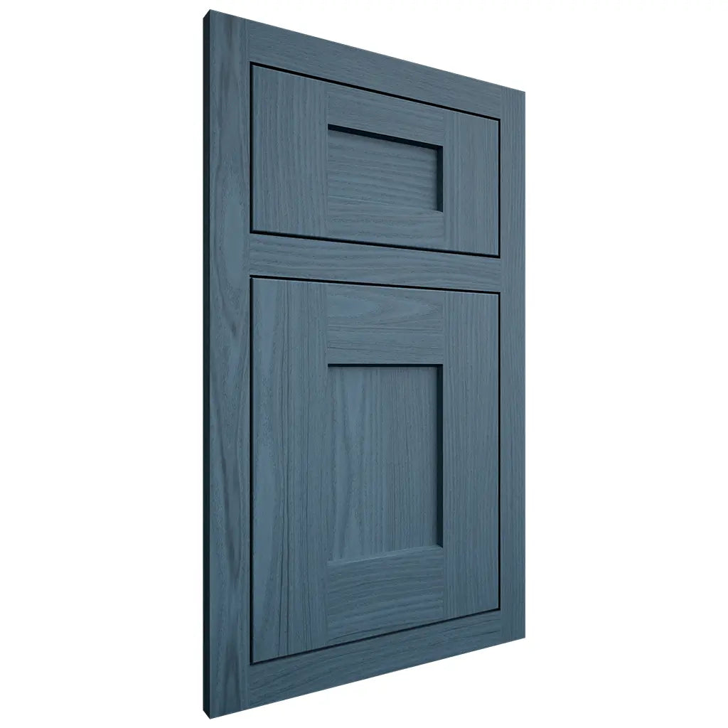 Shiloh Cabinetry Flush Inset Lancaster White Oak Plain Cut Hudson Door