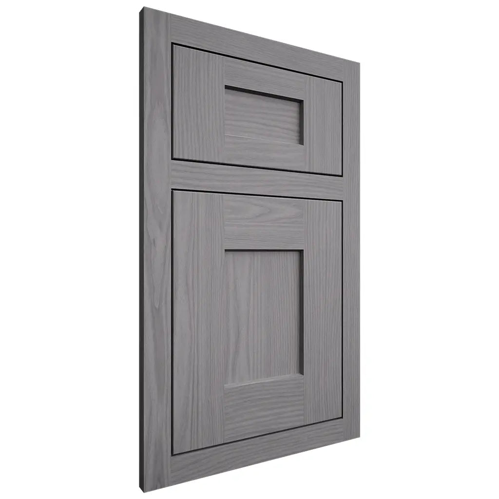 Shiloh Cabinetry Flush Inset Lancaster White Oak Plain Cut Sterling Door