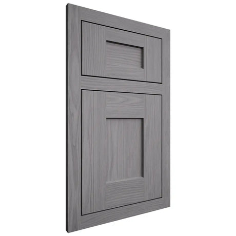 Shiloh Cabinetry Flush Inset Lancaster White Oak Plain Cut Sterling Door