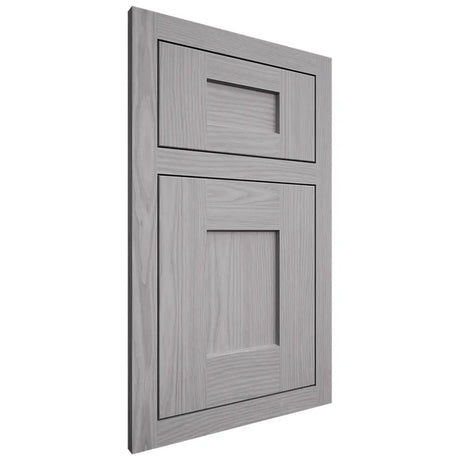 Shiloh Cabinetry Flush Inset Lancaster White Oak Plain Cut Stratus Door