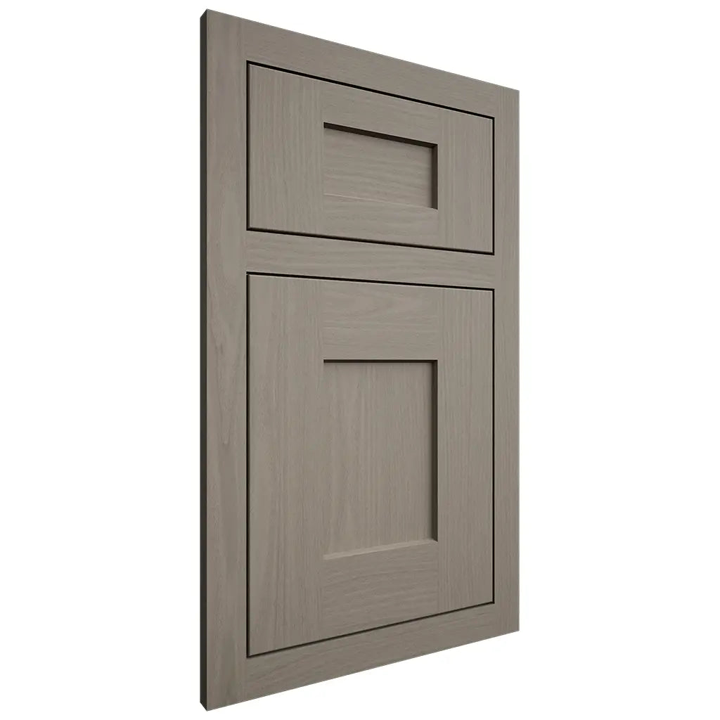 Shiloh Cabinetry Flush Inset Lancaster White Oak Plain Cut Thyme Door
