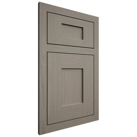 Shiloh Cabinetry Flush Inset Lancaster White Oak Plain Cut Thyme Door