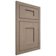 Shiloh Cabinetry Flush Inset Lancaster White Oak Quarter Sawn Almond Door