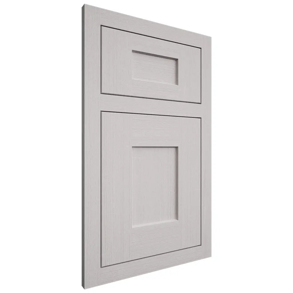 Shiloh Cabinetry Flush Inset Lancaster White Oak Quarter Sawn Cotton Door
