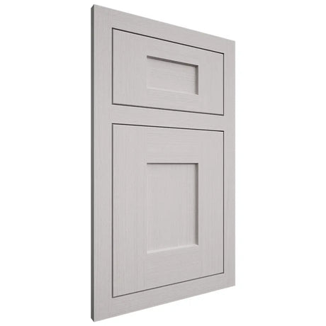 Shiloh Cabinetry Flush Inset Lancaster White Oak Quarter Sawn Cotton Door