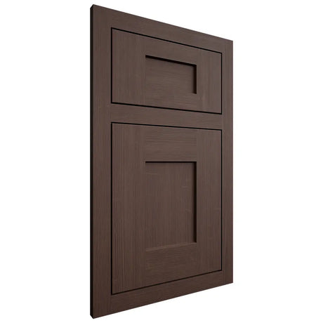 Shiloh Cabinetry Flush Inset Lancaster White Oak Quarter Sawn Dusk Door