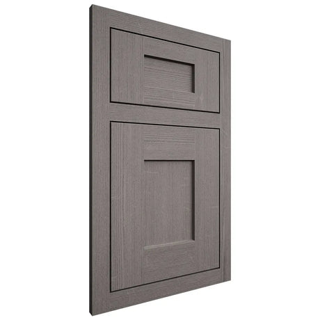 Shiloh Cabinetry Flush Inset Lancaster White Oak Quarter Sawn Flagstone Door