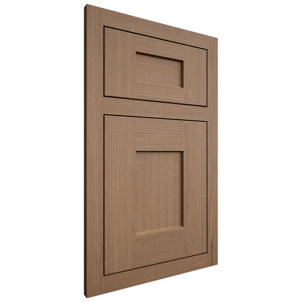 Shiloh Cabinetry Flush Inset Lancaster White Oak Quarter Sawn Medium Door