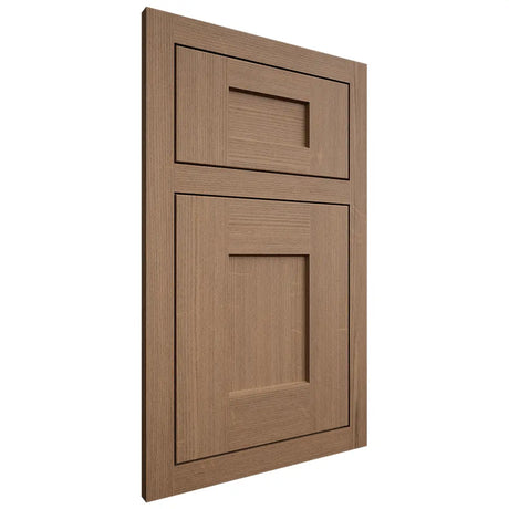Shiloh Cabinetry Flush Inset Lancaster White Oak Quarter Sawn Medium Door
