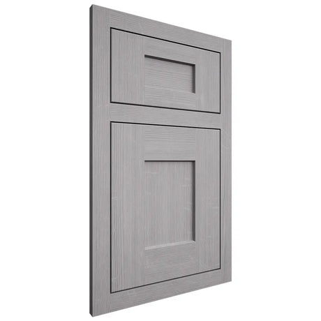 Shiloh Cabinetry Flush Inset Lancaster White Oak Quarter Sawn Stratus Door