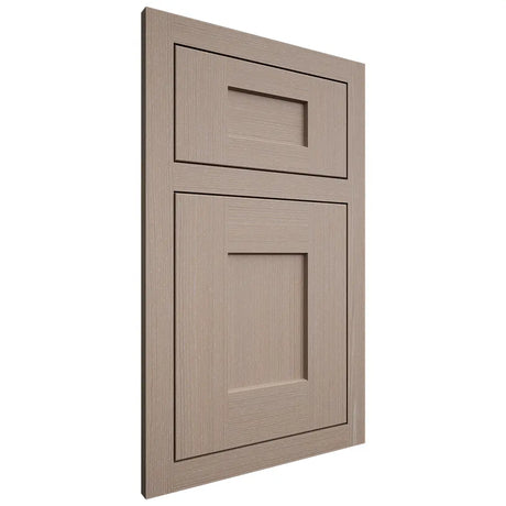 Shiloh Cabinetry Flush Inset Lancaster White Oak Quarter Sawn Whitewash Door