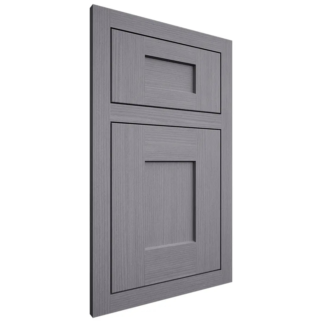 Shiloh Cabinetry Flush Inset Lancaster White Oak Rift Cut Cadet Door