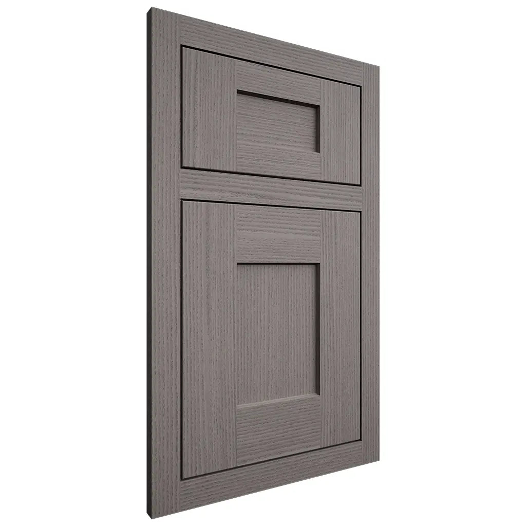 Shiloh Cabinetry Flush Inset Lancaster White Oak Rift Cut Flagstone Door