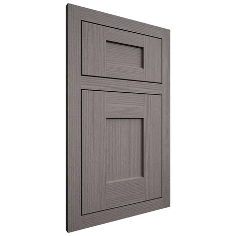 Shiloh Cabinetry Flush Inset Lancaster White Oak Rift Cut Flagstone Door