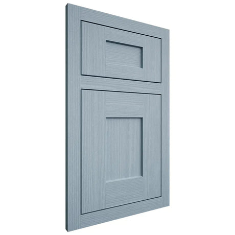 Shiloh Cabinetry Flush Inset Lancaster White Oak Rift Cut Sky Door