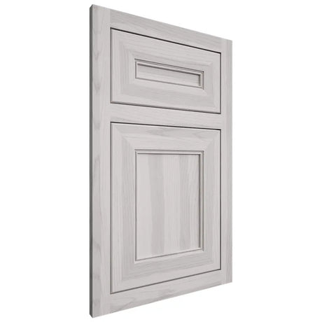 Shiloh Cabinetry Flush Inset Landes Hickory Plain Cut Cotton Door