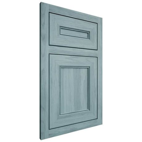 Shiloh Cabinetry Flush Inset Landes Hickory Plain Cut Sky Door