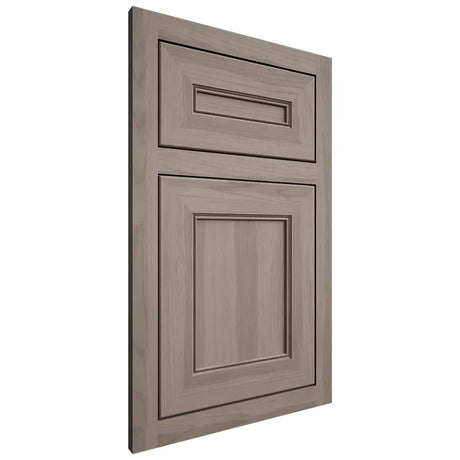 Shiloh Cabinetry Flush Inset Landes Hickory Plain Cut Sterling Door