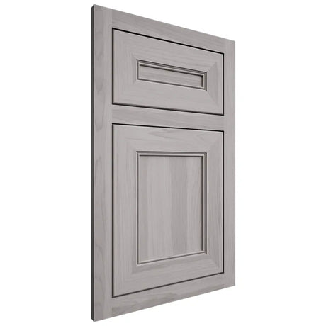 Shiloh Cabinetry Flush Inset Landes Hickory Plain Cut Stratus Door