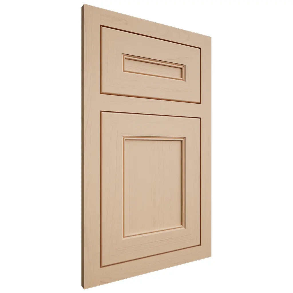 Shiloh Cabinetry Flush Inset Landes Maple Plain Cut Natural Door